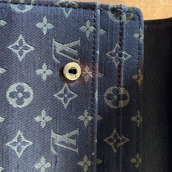 Louis Vuitton Mini Lin Monogram Portefeuille Sarah Wallet - Picture 11 of 16